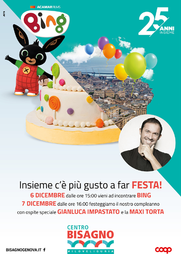 Manifesto Evento Bing Centro Bisagno